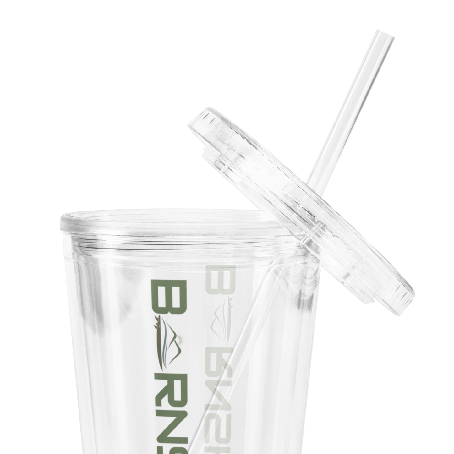 BNS Clear plastic tumbler